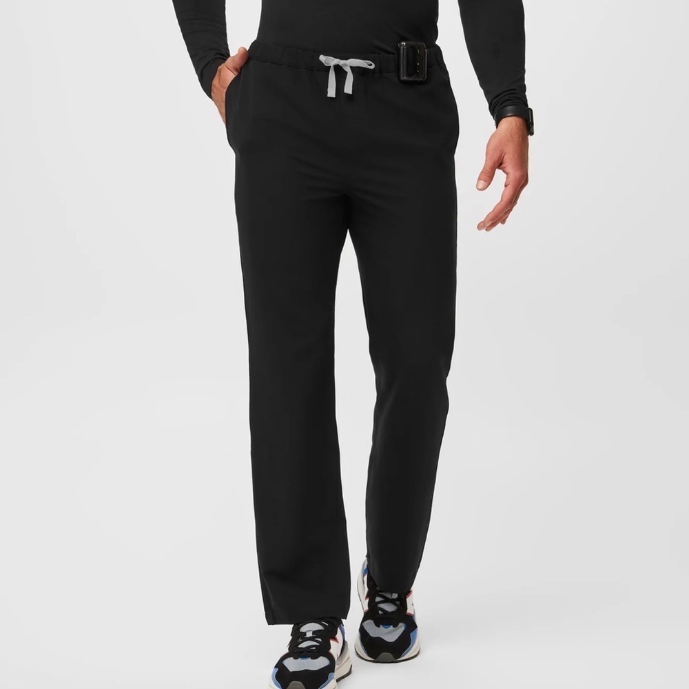 Figs Technical Collection Mens Pisco Basic Scrub Pants Black FM4500T Size M/T